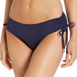 Anne Cole Alex Side Tie Swim Bottom Navy M